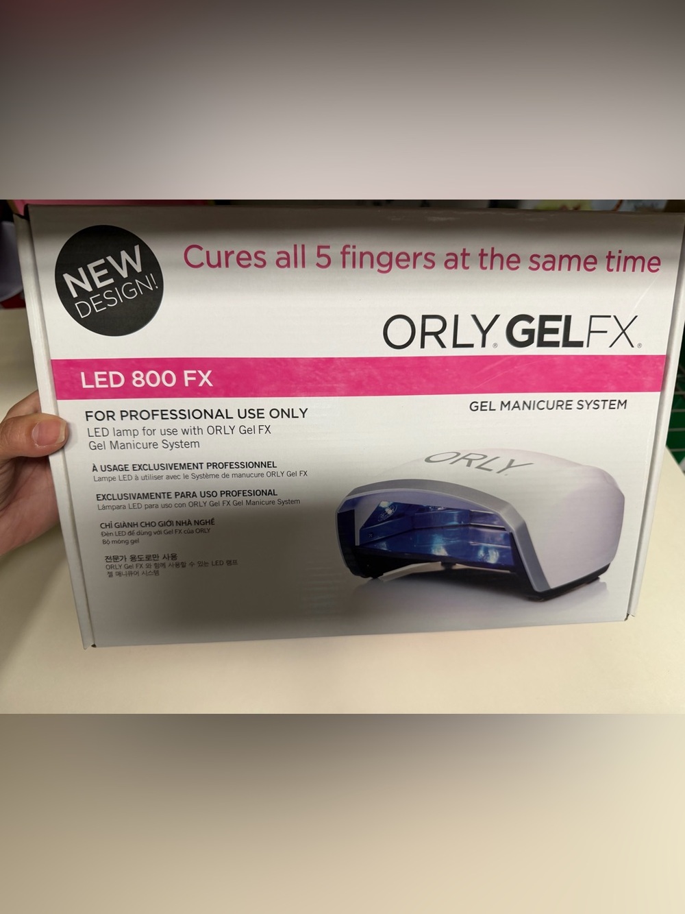 ORLY GelFX LED 800 FX Gel Manicure Lamp